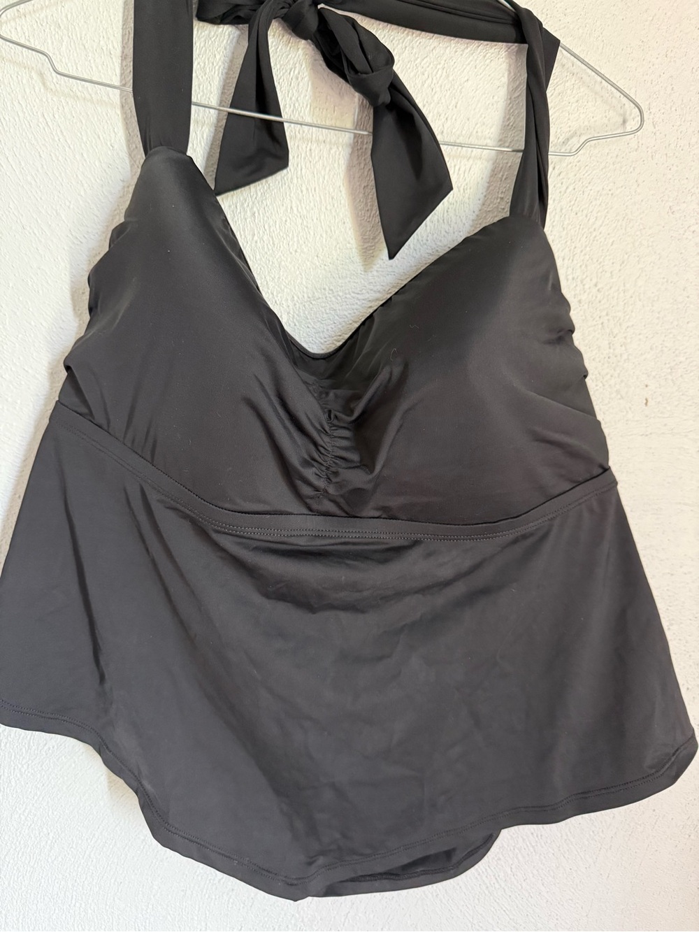 Black Halter Swim Top — Women Swim
